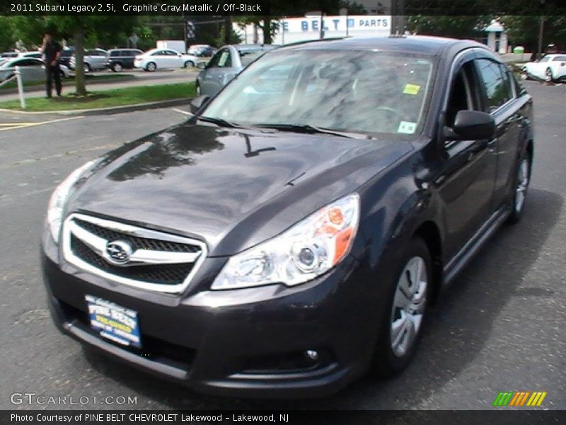 Graphite Gray Metallic / Off-Black 2011 Subaru Legacy 2.5i