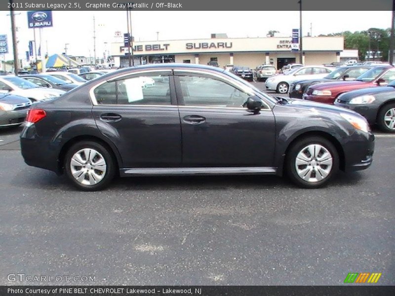 Graphite Gray Metallic / Off-Black 2011 Subaru Legacy 2.5i