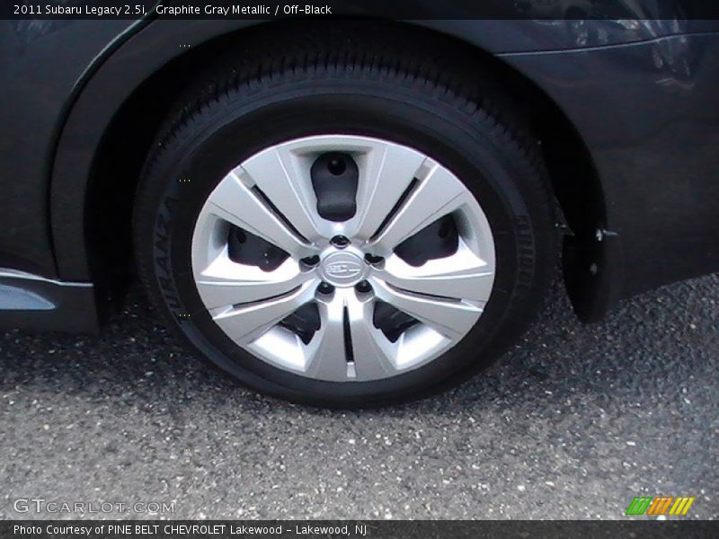 Graphite Gray Metallic / Off-Black 2011 Subaru Legacy 2.5i