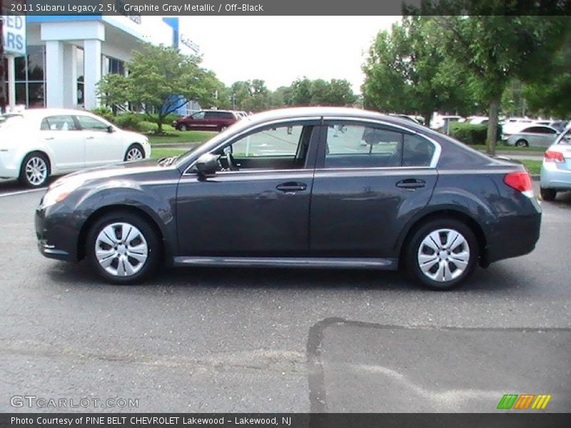 Graphite Gray Metallic / Off-Black 2011 Subaru Legacy 2.5i