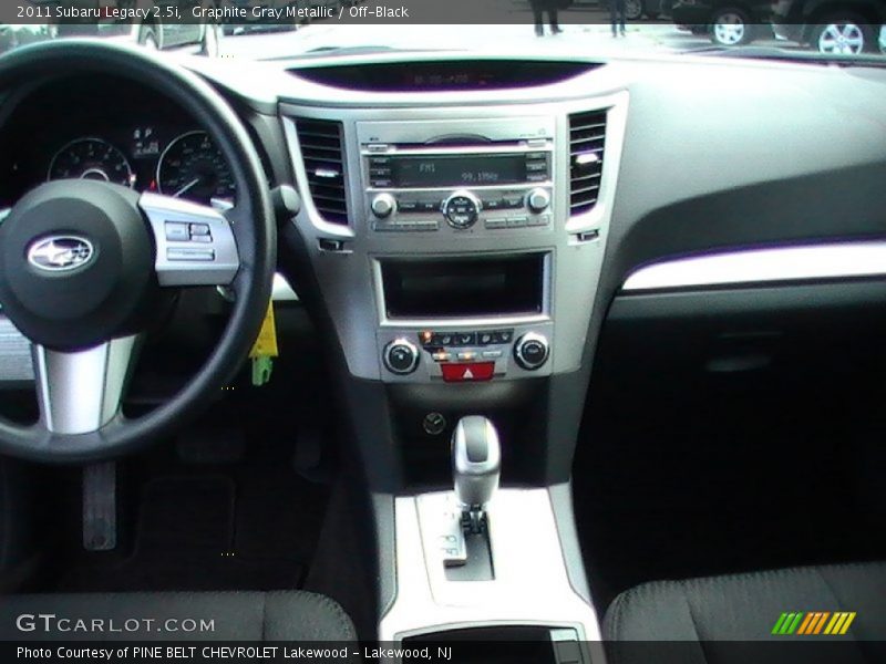 Graphite Gray Metallic / Off-Black 2011 Subaru Legacy 2.5i
