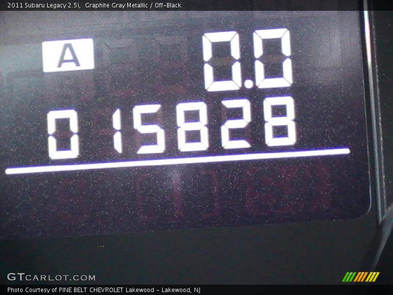 Graphite Gray Metallic / Off-Black 2011 Subaru Legacy 2.5i