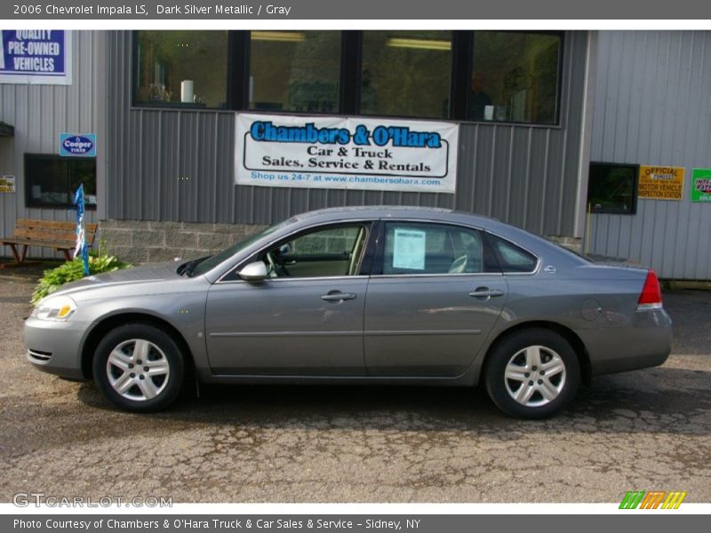 Dark Silver Metallic / Gray 2006 Chevrolet Impala LS