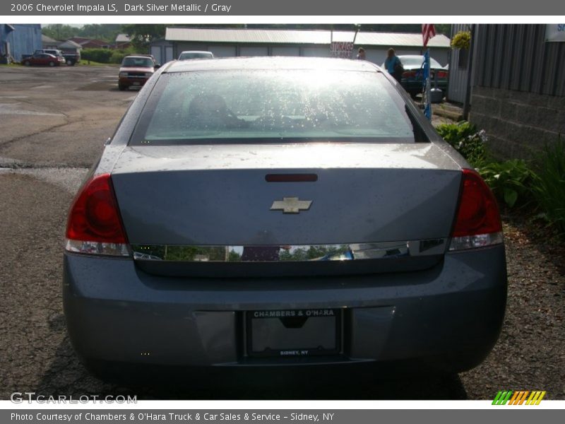 Dark Silver Metallic / Gray 2006 Chevrolet Impala LS