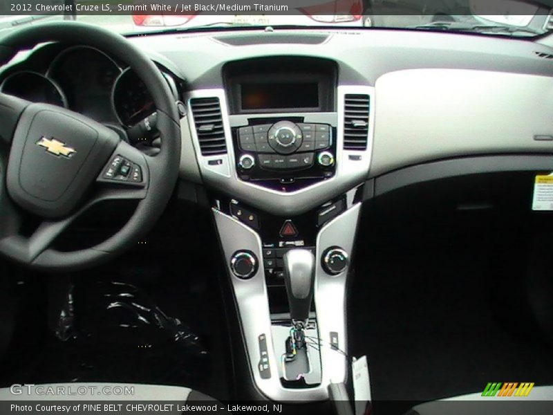 Summit White / Jet Black/Medium Titanium 2012 Chevrolet Cruze LS