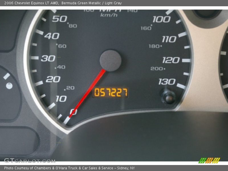 Bermuda Green Metallic / Light Gray 2006 Chevrolet Equinox LT AWD