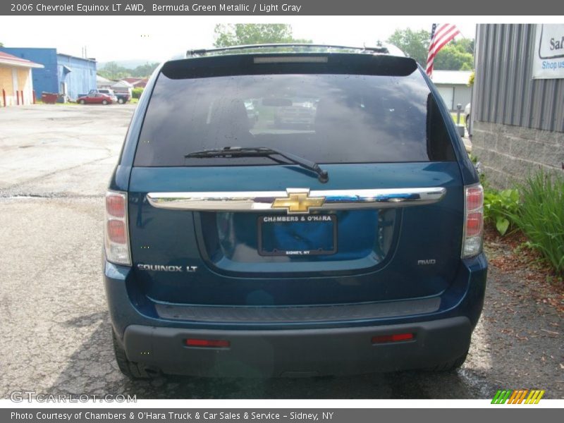 Bermuda Green Metallic / Light Gray 2006 Chevrolet Equinox LT AWD