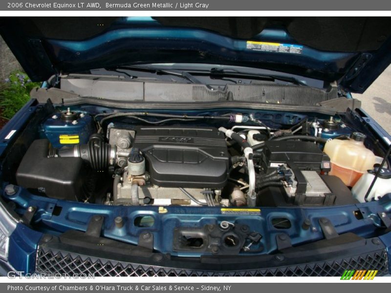 Bermuda Green Metallic / Light Gray 2006 Chevrolet Equinox LT AWD