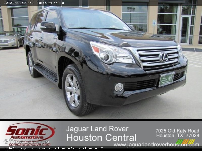 Black Onyx / Sepia 2010 Lexus GX 460