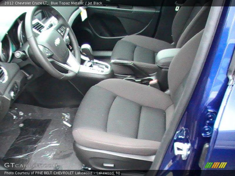 Blue Topaz Metallic / Jet Black 2012 Chevrolet Cruze LT