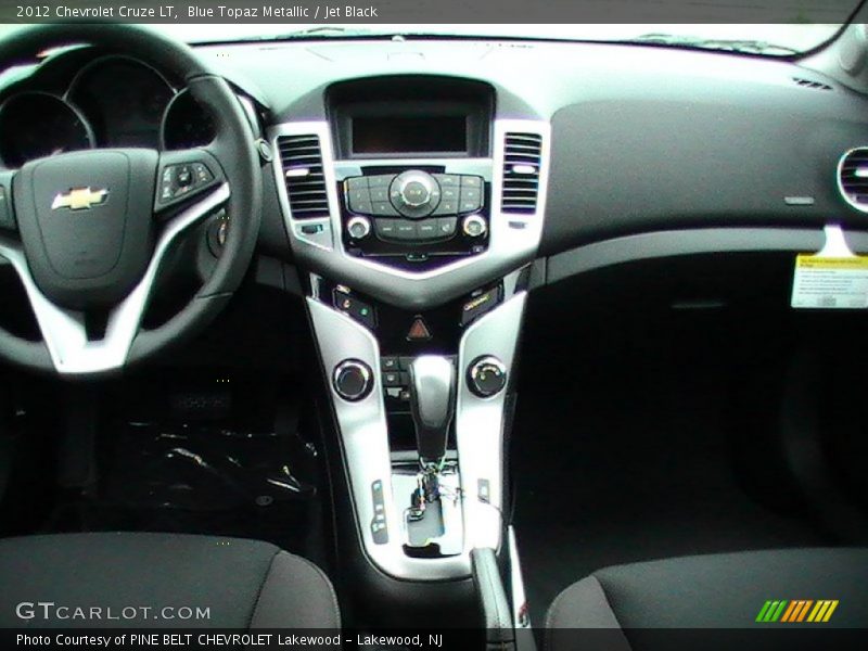 Blue Topaz Metallic / Jet Black 2012 Chevrolet Cruze LT