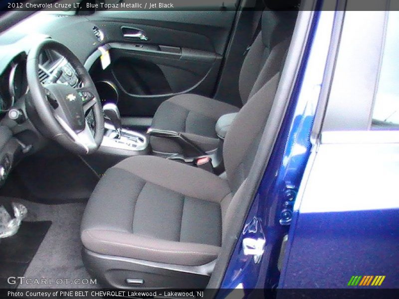 Blue Topaz Metallic / Jet Black 2012 Chevrolet Cruze LT