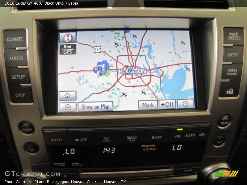 Navigation of 2010 GX 460