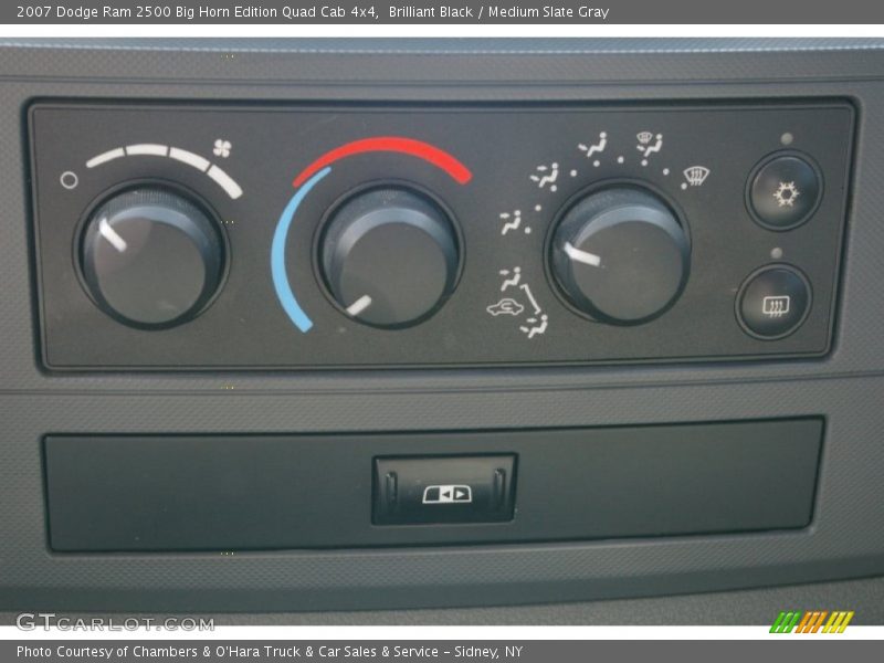Brilliant Black / Medium Slate Gray 2007 Dodge Ram 2500 Big Horn Edition Quad Cab 4x4