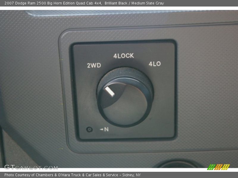Brilliant Black / Medium Slate Gray 2007 Dodge Ram 2500 Big Horn Edition Quad Cab 4x4