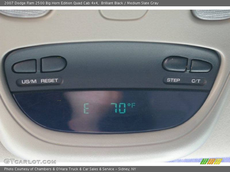 Brilliant Black / Medium Slate Gray 2007 Dodge Ram 2500 Big Horn Edition Quad Cab 4x4