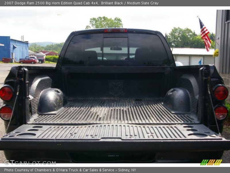 Brilliant Black / Medium Slate Gray 2007 Dodge Ram 2500 Big Horn Edition Quad Cab 4x4