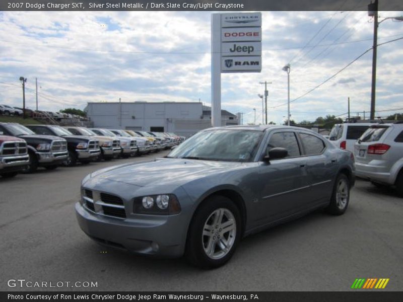 Silver Steel Metallic / Dark Slate Gray/Light Graystone 2007 Dodge Charger SXT