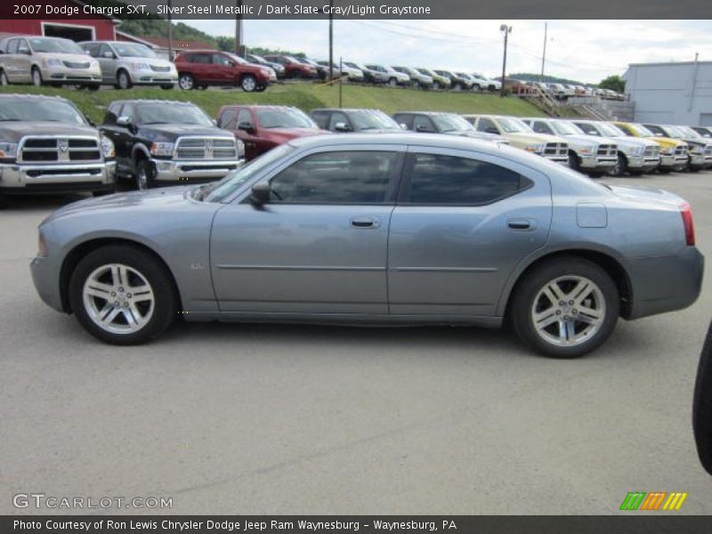 Silver Steel Metallic / Dark Slate Gray/Light Graystone 2007 Dodge Charger SXT