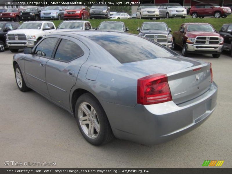 Silver Steel Metallic / Dark Slate Gray/Light Graystone 2007 Dodge Charger SXT
