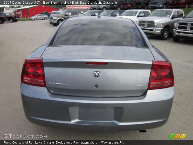 Silver Steel Metallic / Dark Slate Gray/Light Graystone 2007 Dodge Charger SXT