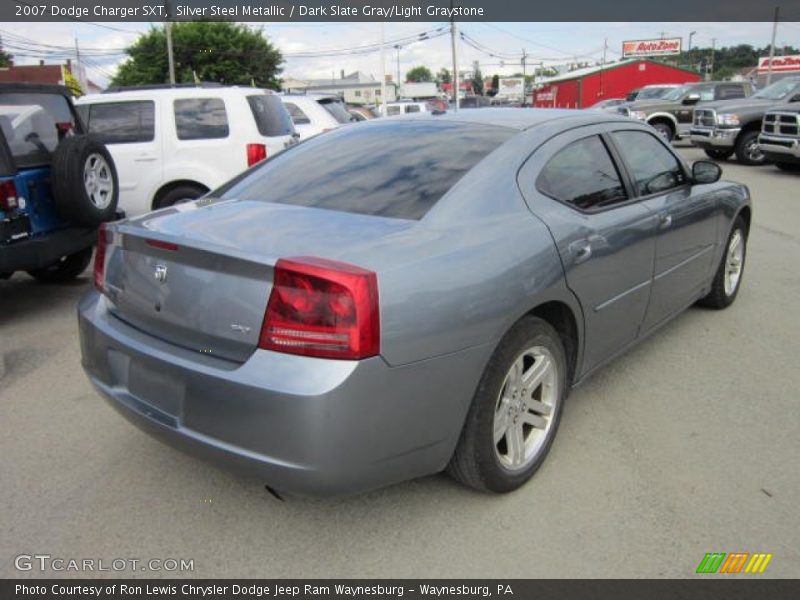 Silver Steel Metallic / Dark Slate Gray/Light Graystone 2007 Dodge Charger SXT