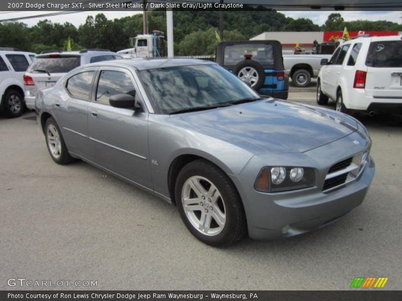Silver Steel Metallic / Dark Slate Gray/Light Graystone 2007 Dodge Charger SXT