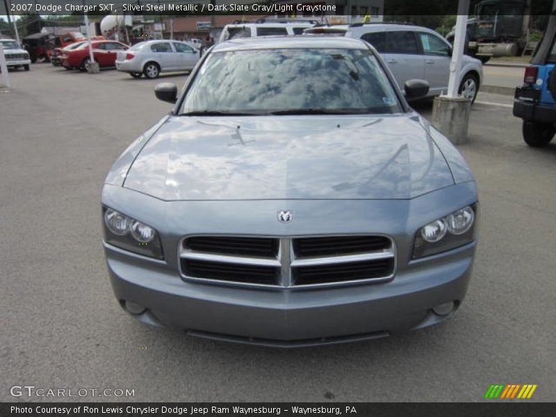 Silver Steel Metallic / Dark Slate Gray/Light Graystone 2007 Dodge Charger SXT
