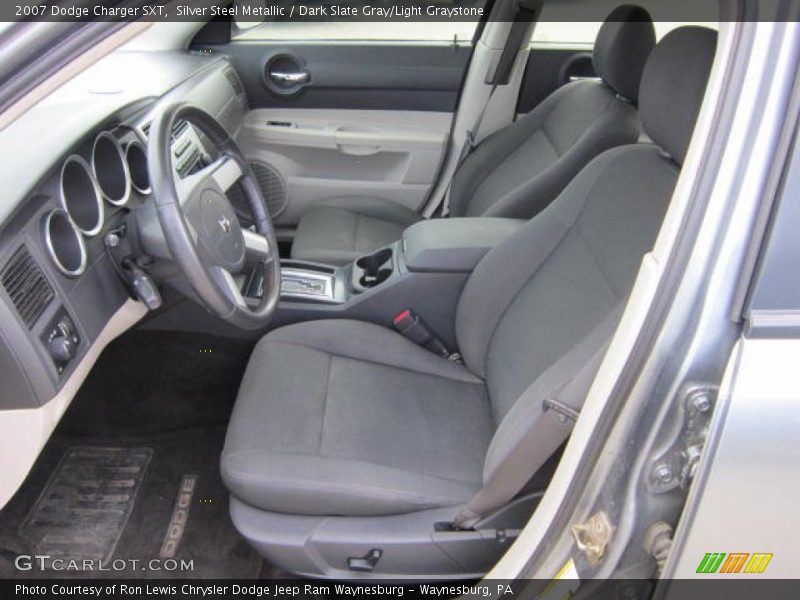 Silver Steel Metallic / Dark Slate Gray/Light Graystone 2007 Dodge Charger SXT