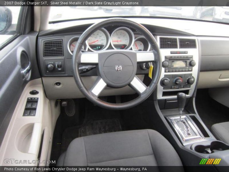 Silver Steel Metallic / Dark Slate Gray/Light Graystone 2007 Dodge Charger SXT
