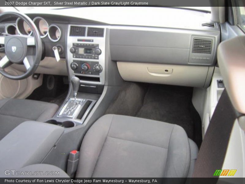 Silver Steel Metallic / Dark Slate Gray/Light Graystone 2007 Dodge Charger SXT