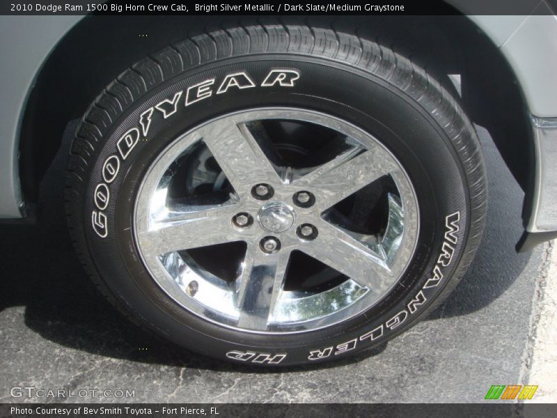 Bright Silver Metallic / Dark Slate/Medium Graystone 2010 Dodge Ram 1500 Big Horn Crew Cab