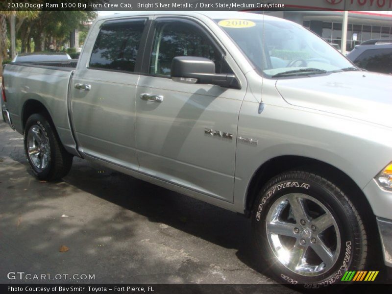 Bright Silver Metallic / Dark Slate/Medium Graystone 2010 Dodge Ram 1500 Big Horn Crew Cab