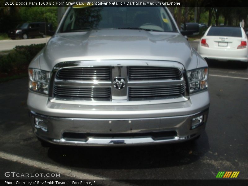 Bright Silver Metallic / Dark Slate/Medium Graystone 2010 Dodge Ram 1500 Big Horn Crew Cab