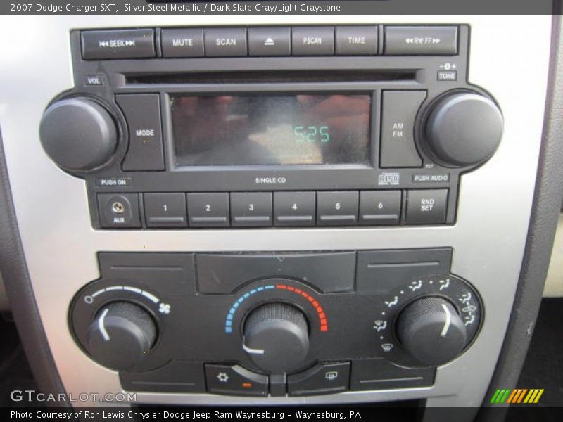 Silver Steel Metallic / Dark Slate Gray/Light Graystone 2007 Dodge Charger SXT