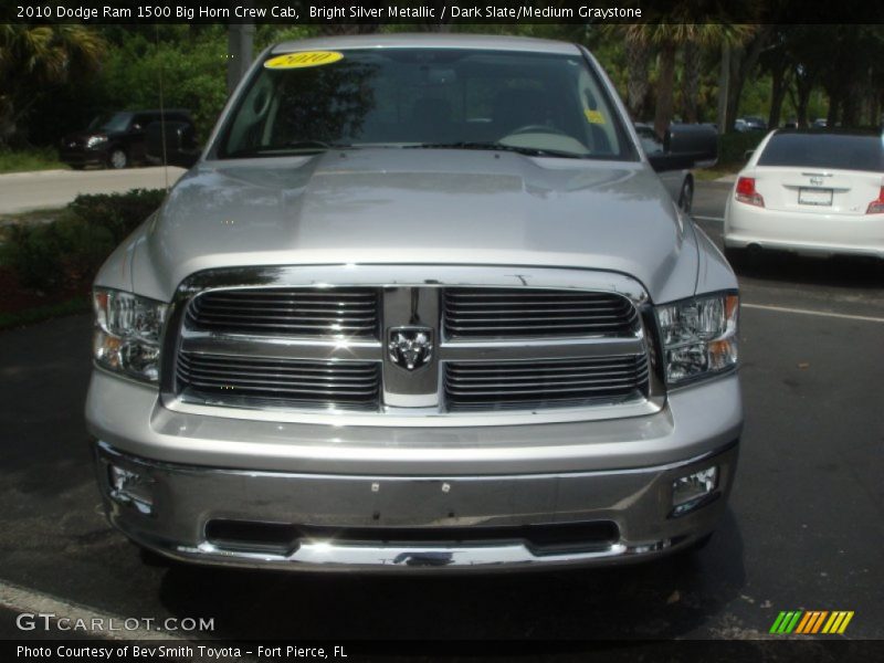 Bright Silver Metallic / Dark Slate/Medium Graystone 2010 Dodge Ram 1500 Big Horn Crew Cab