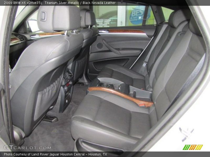 Titanium Silver Metallic / Black Nevada Leather 2009 BMW X6 xDrive35i