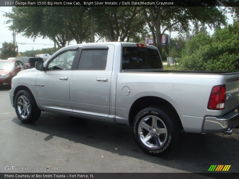 Bright Silver Metallic / Dark Slate/Medium Graystone 2010 Dodge Ram 1500 Big Horn Crew Cab