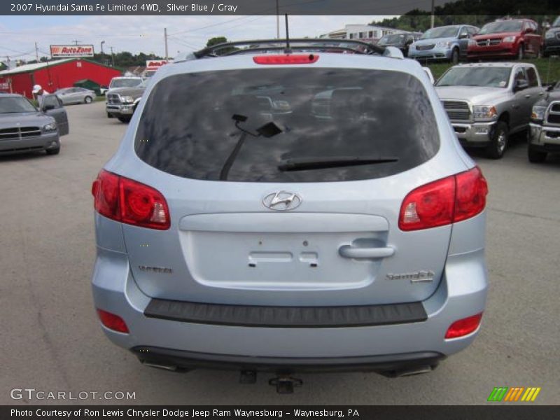 Silver Blue / Gray 2007 Hyundai Santa Fe Limited 4WD