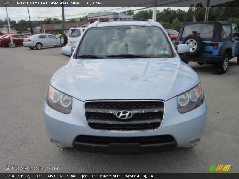 Silver Blue / Gray 2007 Hyundai Santa Fe Limited 4WD