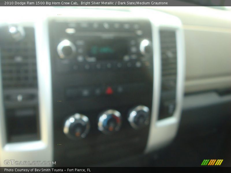 Bright Silver Metallic / Dark Slate/Medium Graystone 2010 Dodge Ram 1500 Big Horn Crew Cab