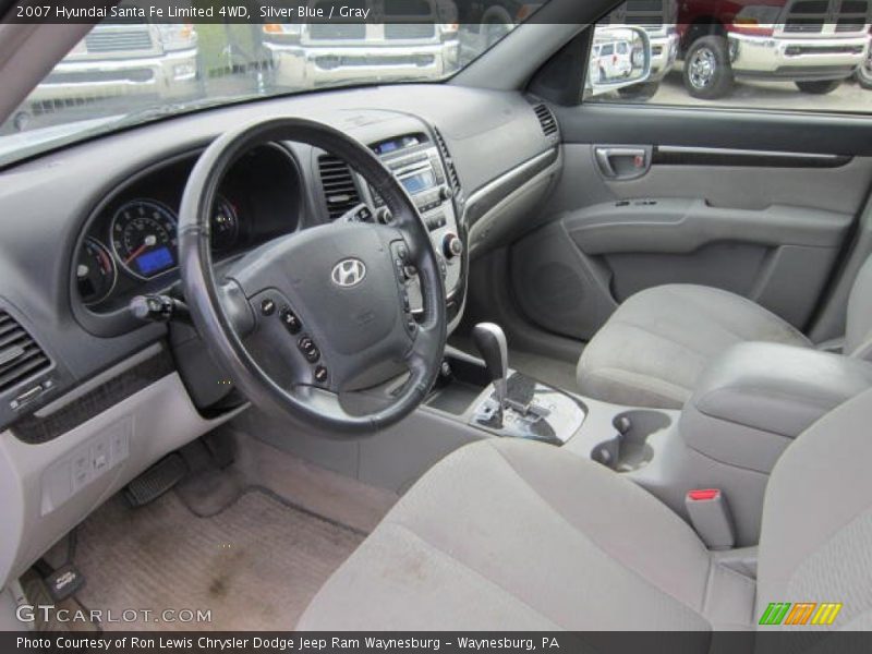 Silver Blue / Gray 2007 Hyundai Santa Fe Limited 4WD