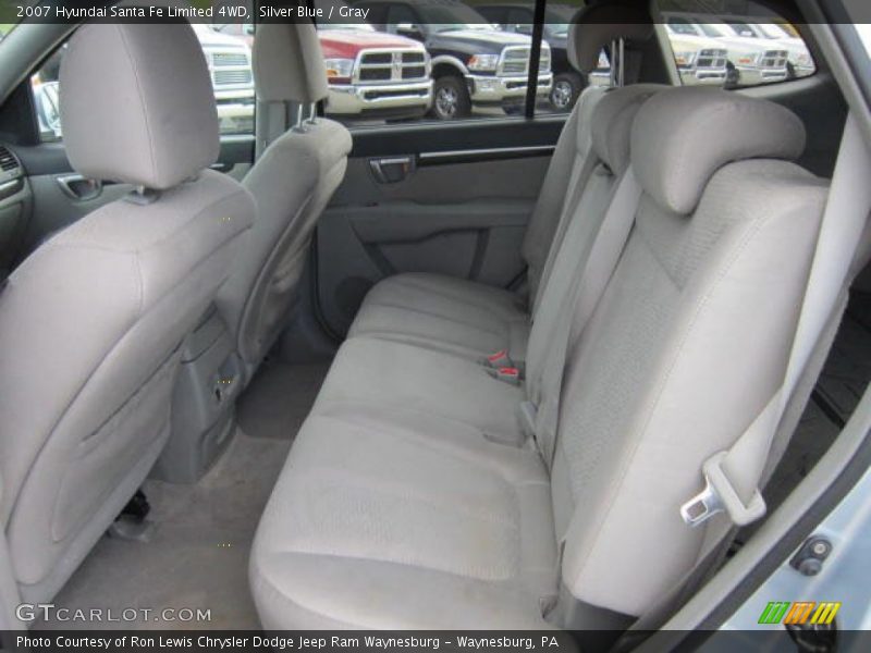 Silver Blue / Gray 2007 Hyundai Santa Fe Limited 4WD