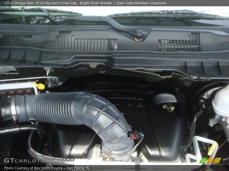 Bright Silver Metallic / Dark Slate/Medium Graystone 2010 Dodge Ram 1500 Big Horn Crew Cab