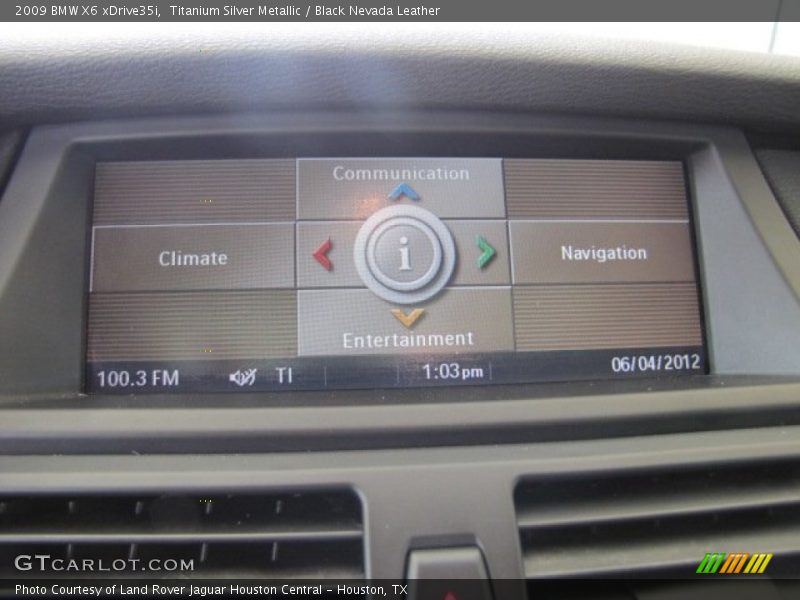 Titanium Silver Metallic / Black Nevada Leather 2009 BMW X6 xDrive35i