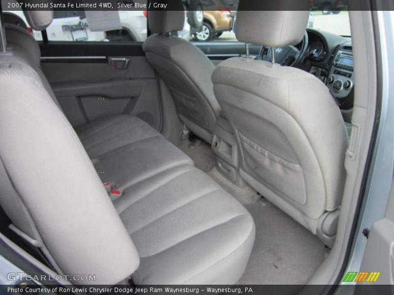 Silver Blue / Gray 2007 Hyundai Santa Fe Limited 4WD