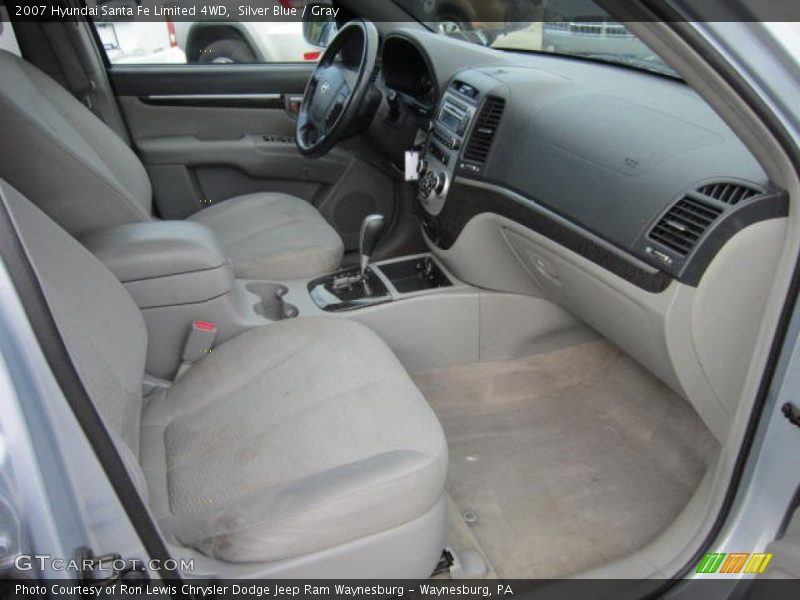 Silver Blue / Gray 2007 Hyundai Santa Fe Limited 4WD