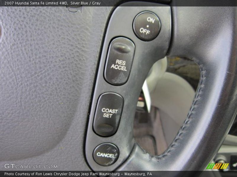 Silver Blue / Gray 2007 Hyundai Santa Fe Limited 4WD