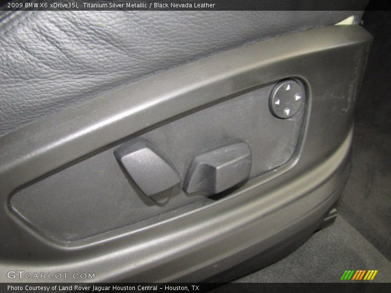 Titanium Silver Metallic / Black Nevada Leather 2009 BMW X6 xDrive35i