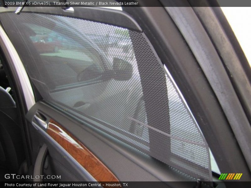 Titanium Silver Metallic / Black Nevada Leather 2009 BMW X6 xDrive35i
